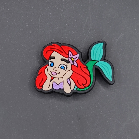 (5/$15) Disney Ariel Croc Charm - Picture 1 of 2